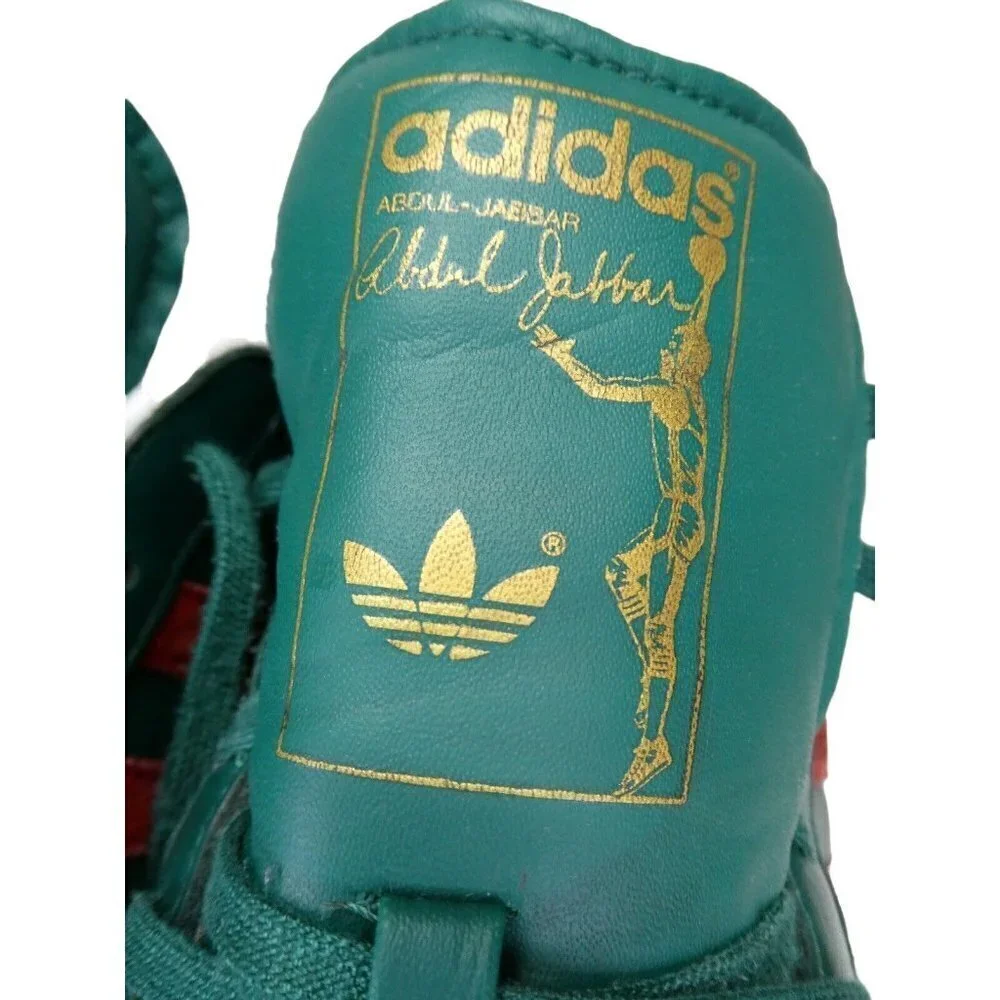 ADIDAS Kareem Abdul Jabbar Sz 8‎ Sneakers NBA Milwaukee Bucks Superstar RARE